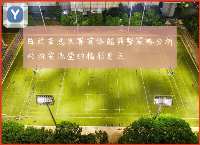 陈雨菲总决赛前体能调整策略分析对抗安洗莹的精彩看点